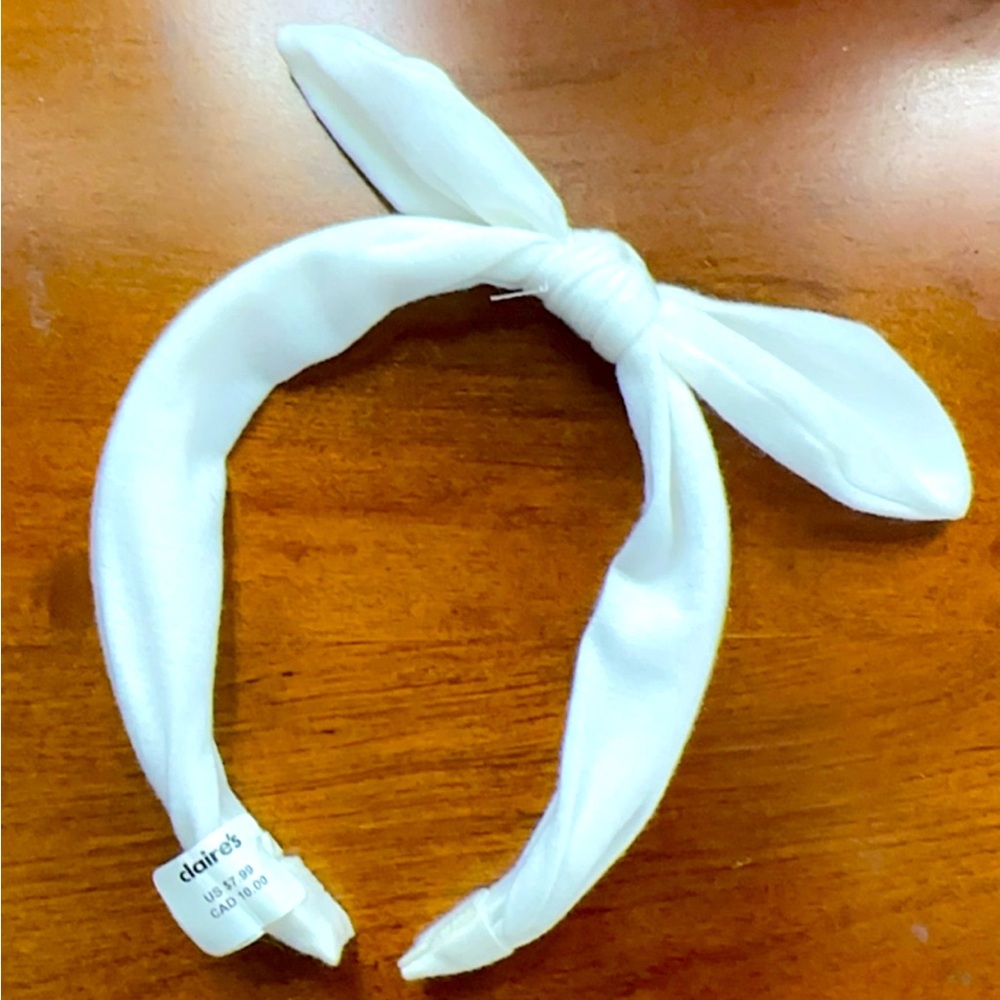 White headband
